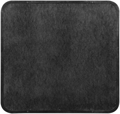 Tessa 42" Brown Wood Veneer Frame Mirror, 1 Piece