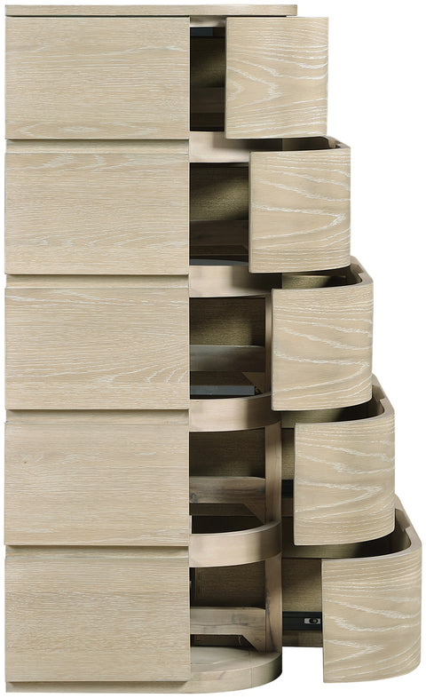 Tessa Natural Solid Wood Chest, 1 Piece