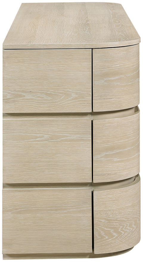 Tessa Natural Solid Wood Dresser, 1 Piece
