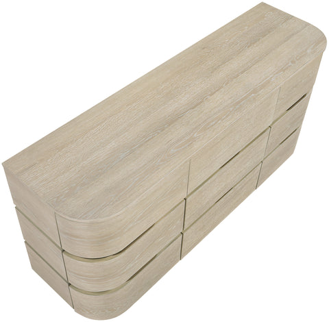 Tessa Natural Solid Wood Dresser, 1 Piece