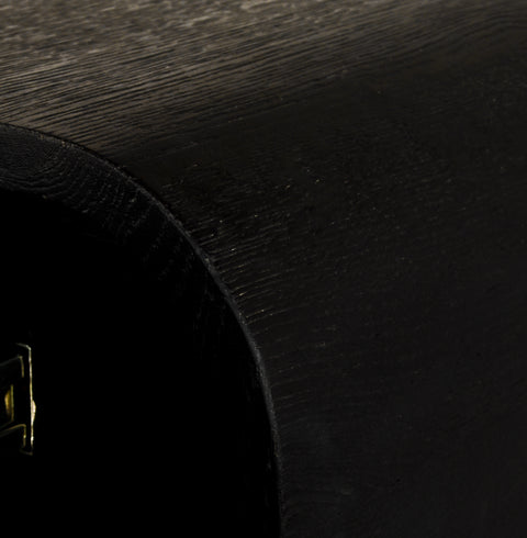 Tulip Black Oak Night Stand NS