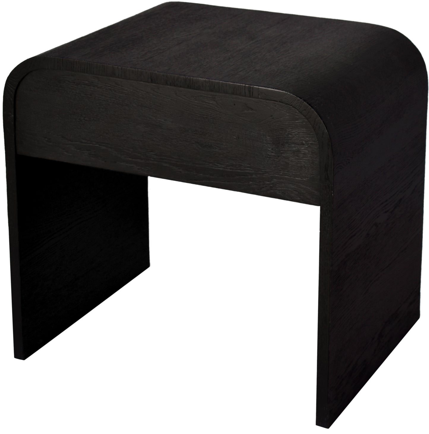 tulip black oak night stand ns