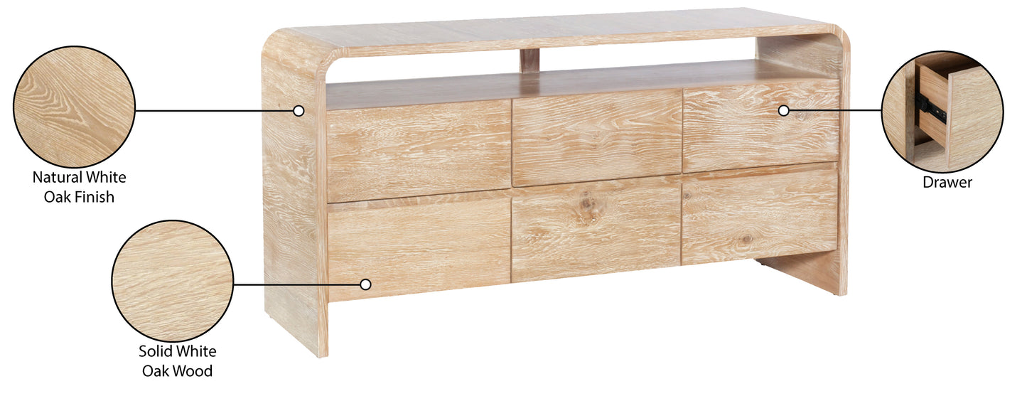 tulip natural dresser d