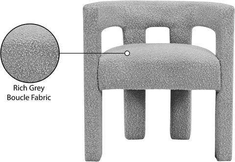 Fairfax Grey Boucle Fabric Accent/Dining Chair C