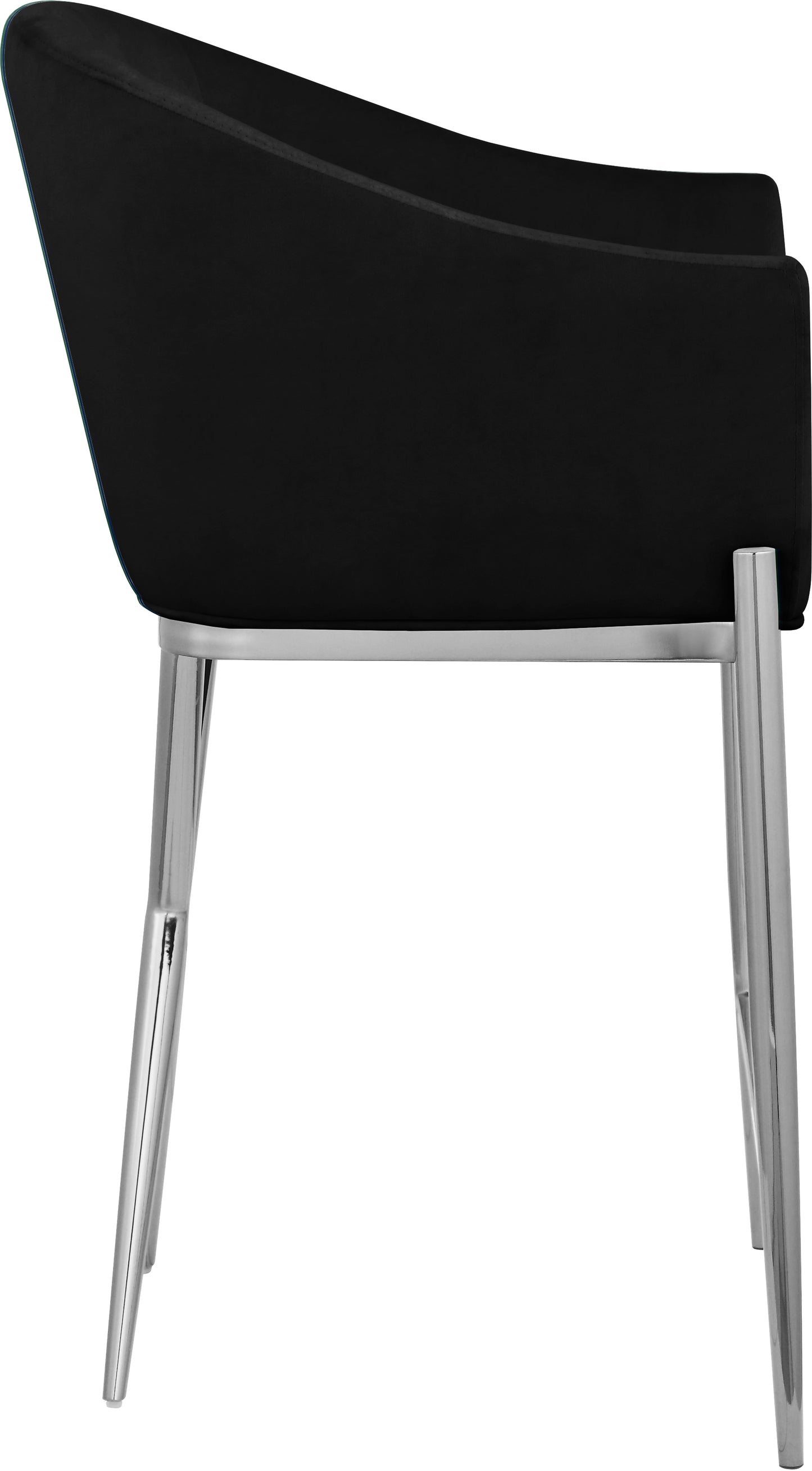 cocoon black velvet counter stool c