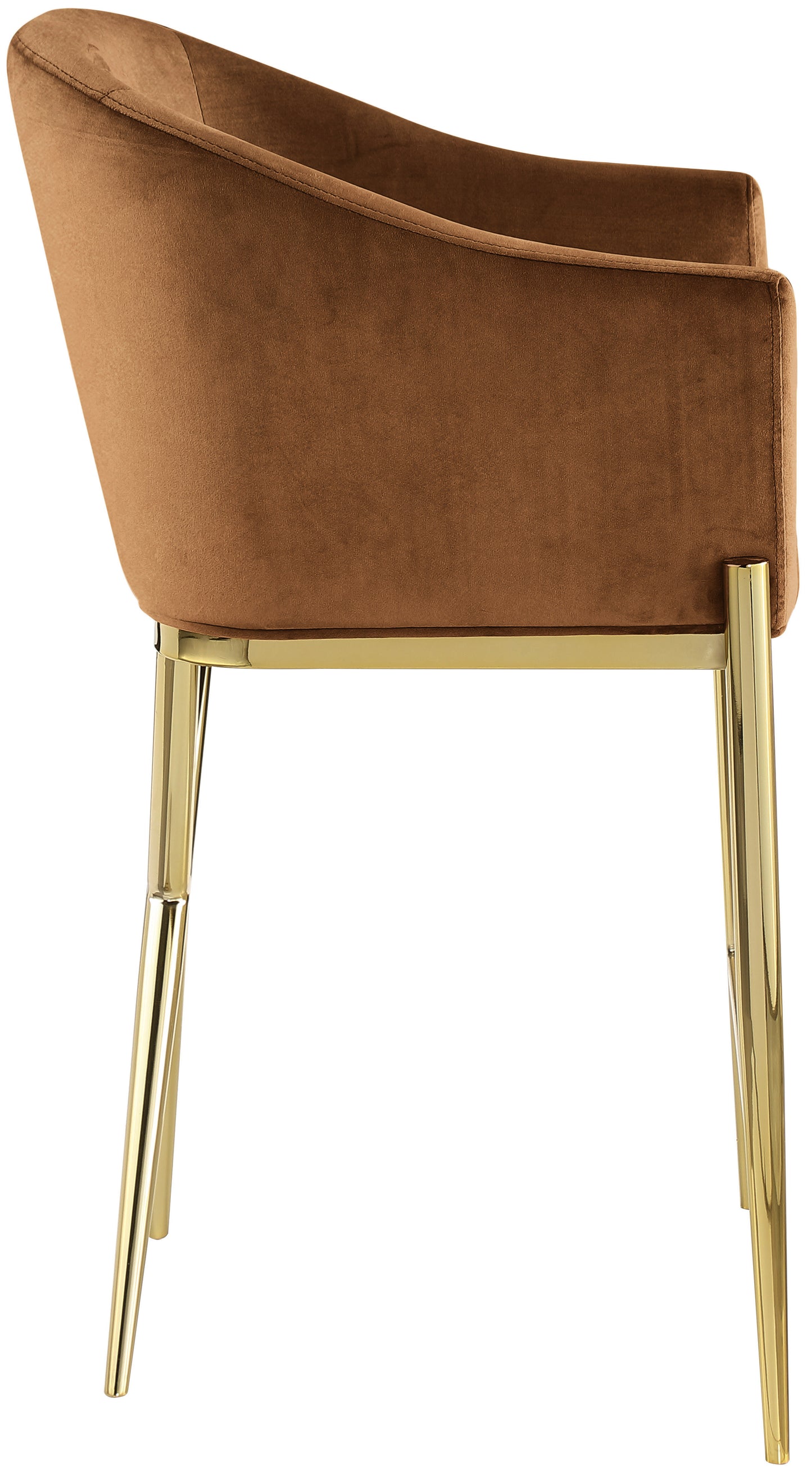 cocoon saddle velvet counter stool c