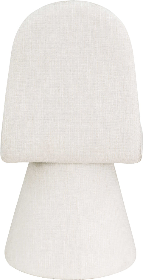 Blaire Cream Fabric Upholstered Dining Chair, 2-Piece