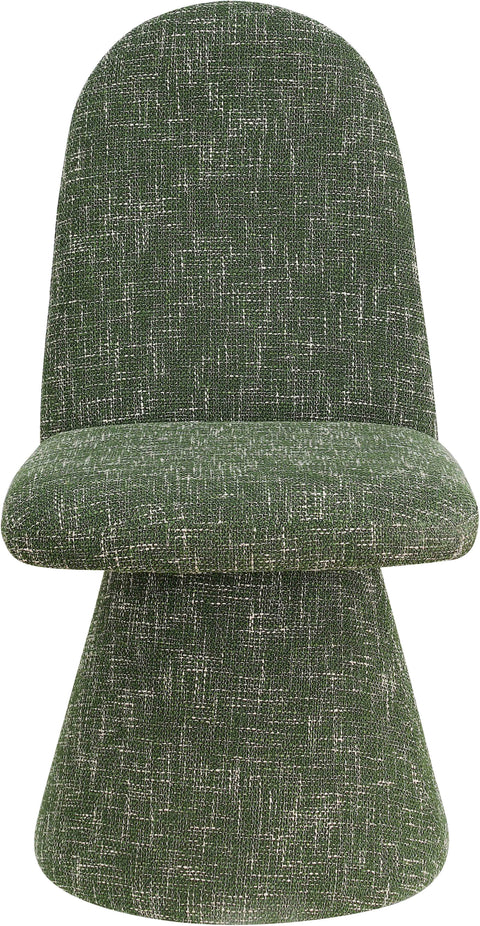 Blaire Green Fabric Upholstered Dining Chair, 2-Piece