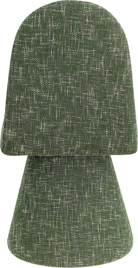 Blaire Green Fabric Upholstered Dining Chair, 2-Piece