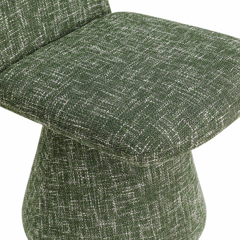 Blaire Green Fabric Upholstered Dining Chair, 2-Piece