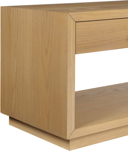 Beth Oak Wood Veneer Night Stand NS