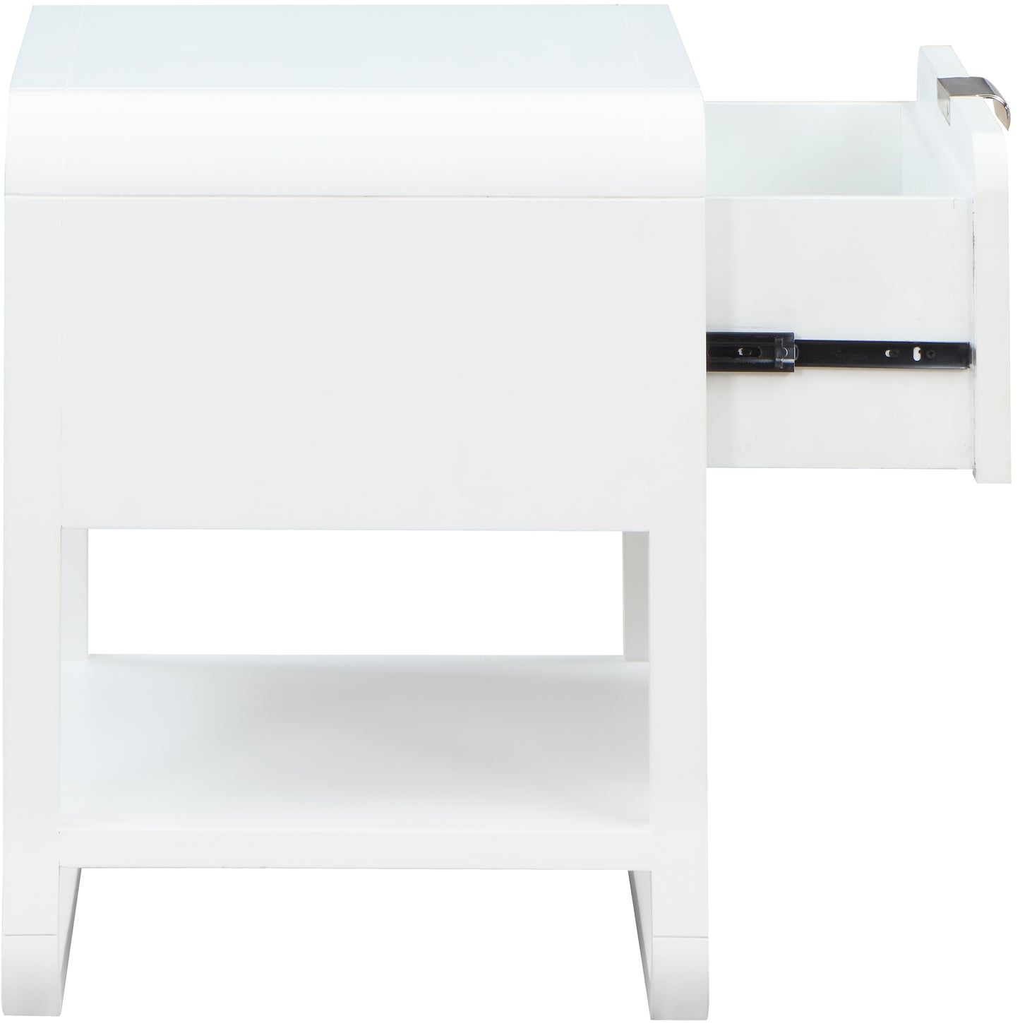 zoey white wood veneer night stand ns