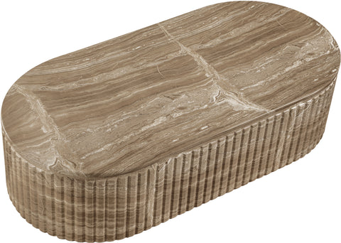 Sloane Beige Concrete Indoor/Outdoor Coffee Table, 1 Piece