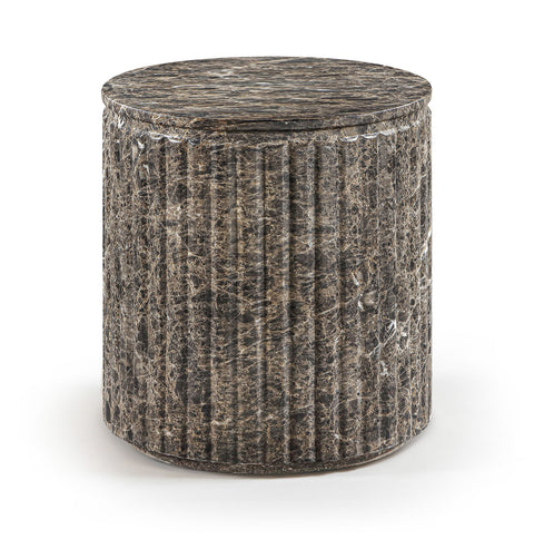 Sloane Brown Concrete Indoor/Outdoor End Table, 1 Piece