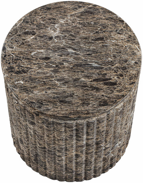 Sloane Brown Concrete Indoor/Outdoor End Table, 1 Piece