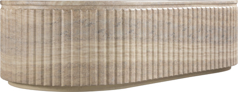Sloane Travertine Concrete Indoor/Outdoor Coffee Table, 1 Piece