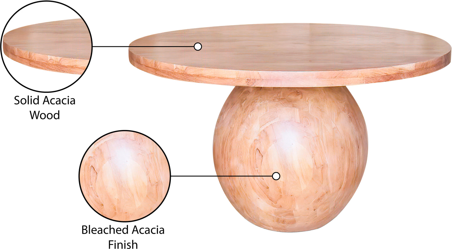 levels acacia wood dining table t