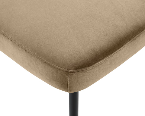 Arden Beige Performance Fabric Upholstered Dining Chair, 2-Piece