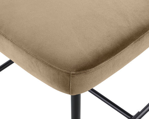 Arden Beige Performance Fabric Upholstered Counter Stool, 2-Piece