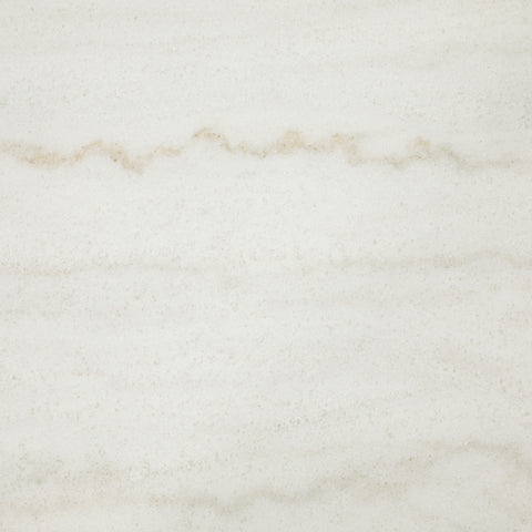 Laurel 84" White Genuine Marble Dining Table, 1 Piece