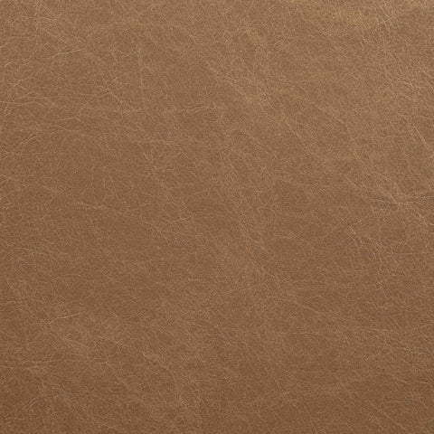 Amara Cognac Vegan Leather and Linen Textured Fabric Upholstered Counter Stool, 1 Piece (Style 2)