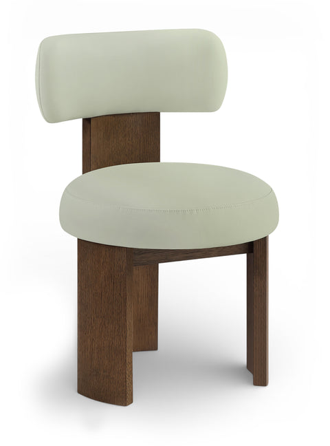 Paloma Mint Vegan Leather Upholstered Dining Chair, 2-Piece