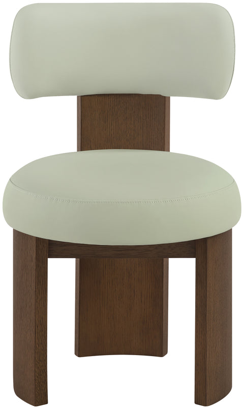 Paloma Mint Vegan Leather Upholstered Dining Chair, 2-Piece