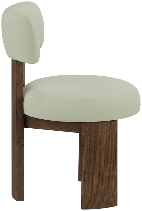 Paloma Mint Vegan Leather Upholstered Dining Chair, 2-Piece