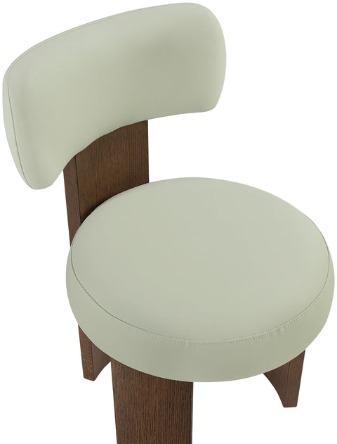 Paloma Mint Vegan Leather Upholstered Dining Chair, 2-Piece