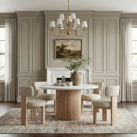 Paloma Taupe Vegan Leather Upholstered Dining Chair, 2-Piece (Style 2)