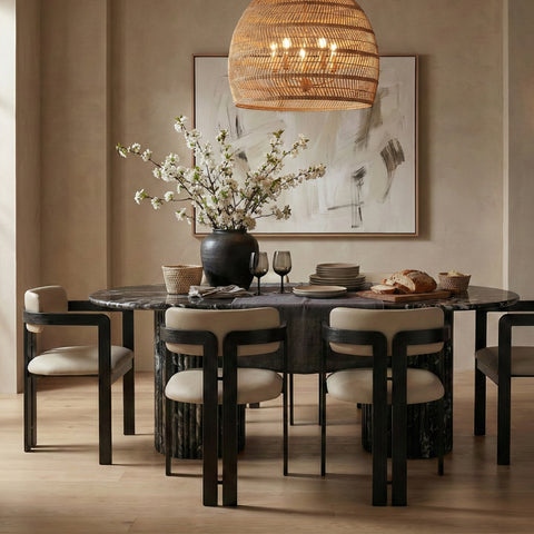 Veda Taupe Vegan Leather Upholstered Dining Chair, 2-Piece
