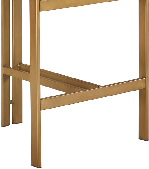 Veda Cream Vegan Leather Upholstered Counter Stool, 1 Piece (Style 3)