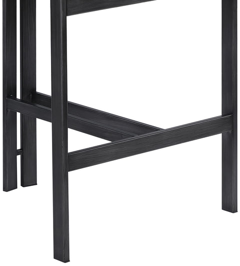 Veda Green Vegan Leather Upholstered Counter Stool, 1 Piece