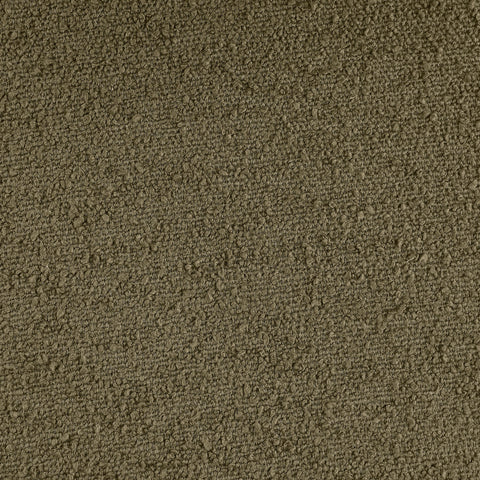 Cylinder Olive Green Boucle Fabric Dining Chair C