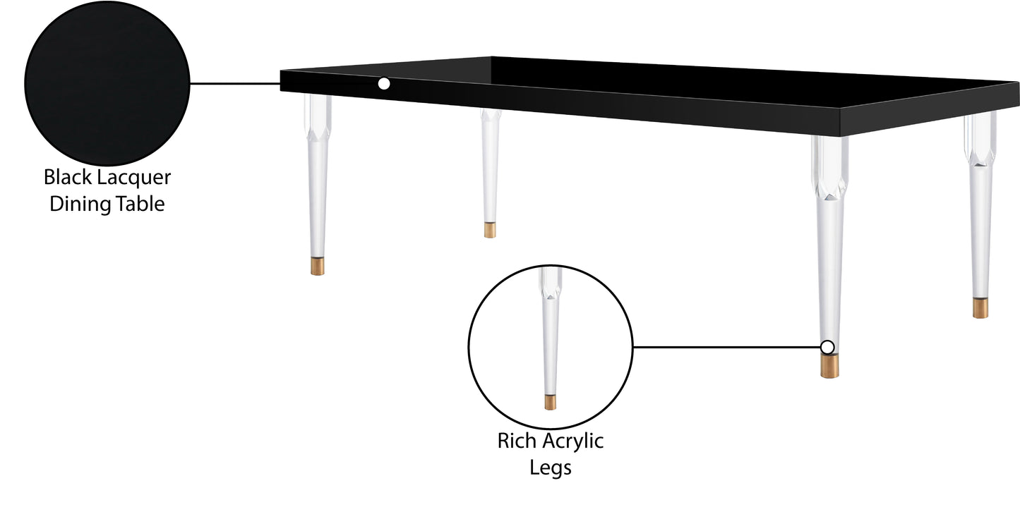 maldives black dining table t