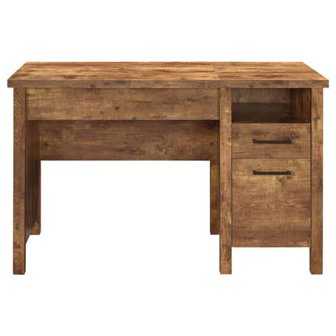 Aurora 47-inch 2-drawer Lift Top Computer Desk Rustic NutmegRustic Nutmeg
