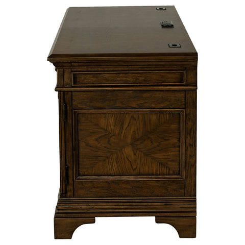 Pedro 66-inch 5-drawer Credenza Office Desk Burnish OakBurnished Oak