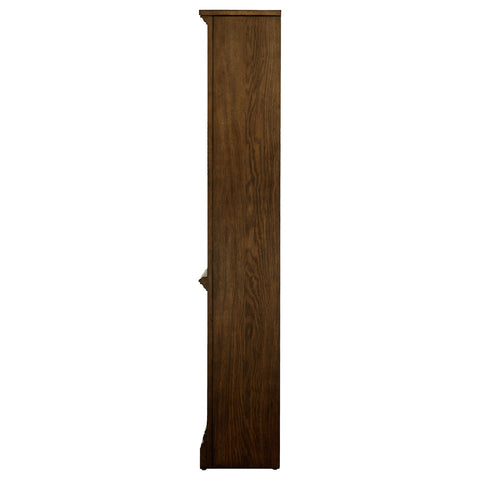 Pedro 78-inch 5-shelf Bookcase Burnished OakBurnished Oak