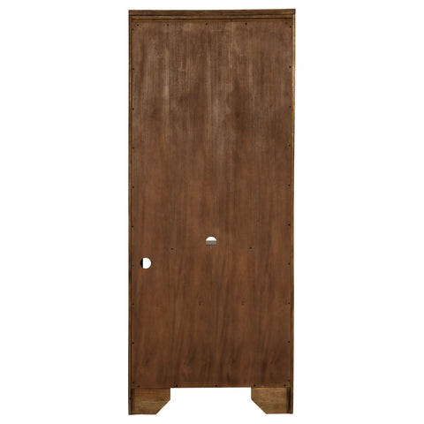 Pedro 78-inch 5-shelf Bookcase Burnished OakBurnished Oak