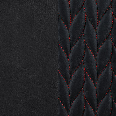 Hudson Upholstered Adjustable Home Office Desk Chair BlackBlack