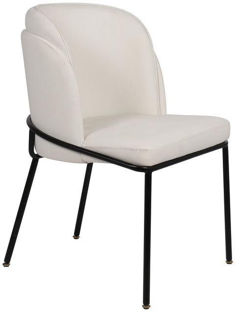 Reflection White Faux Leather Dining Chair C