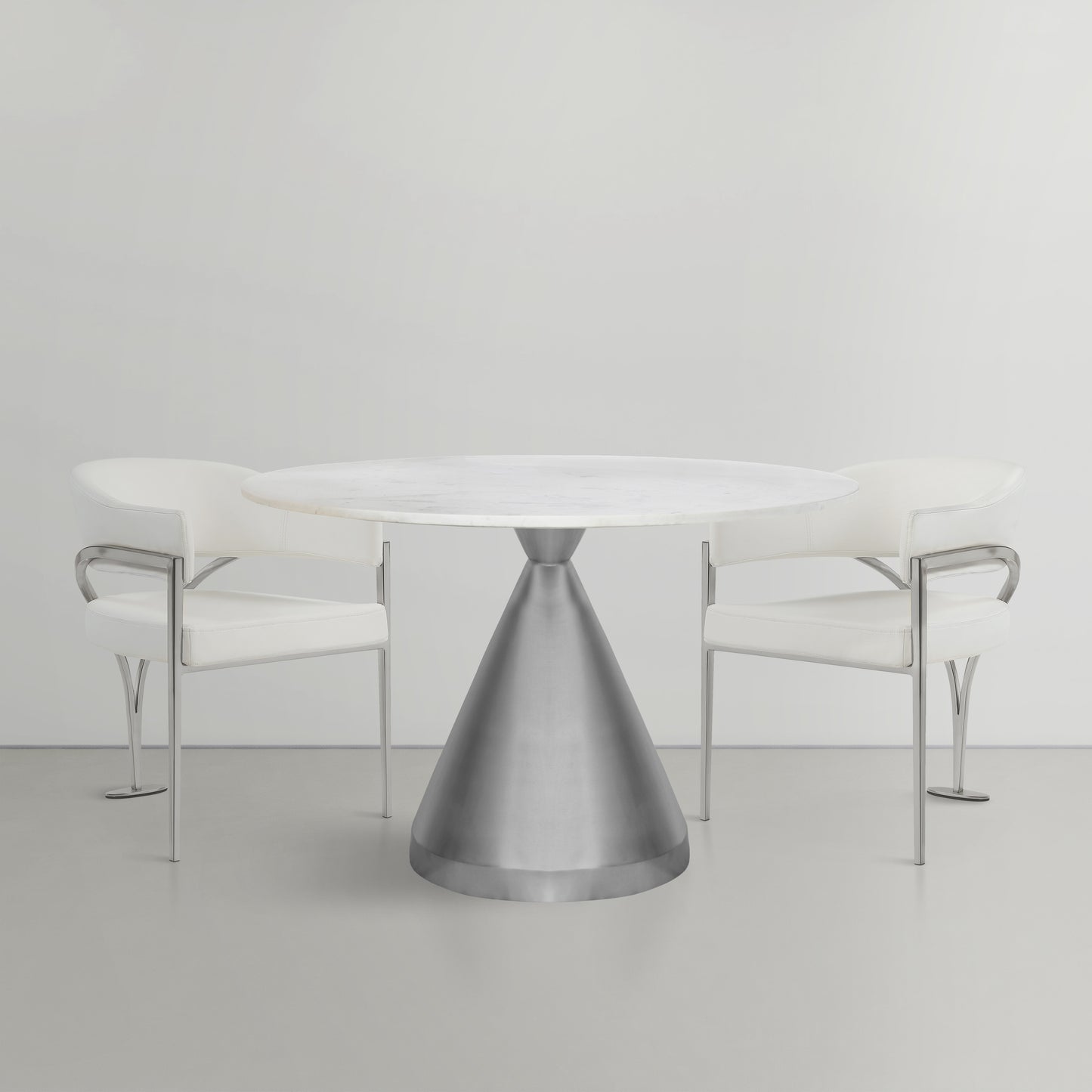 excel white marble dining table