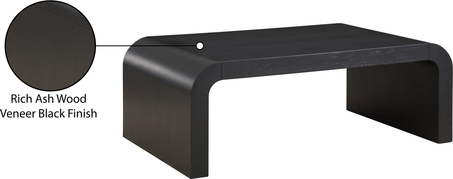 malia black coffee table ct