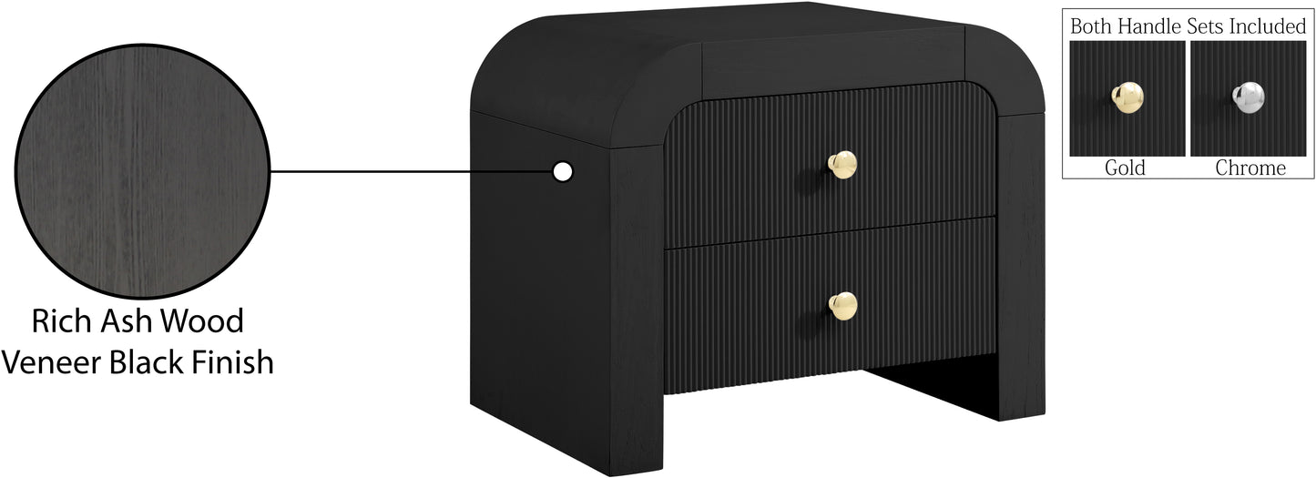 malia black night stand ns