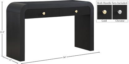 Malia Black Console Table S