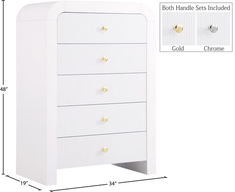 Malia White Chest CH