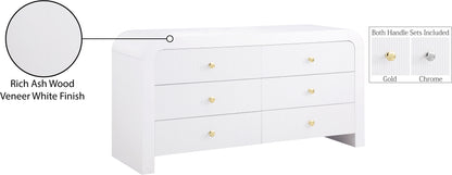 Malia White Dresser D