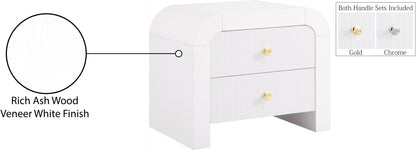 Malia White Night Stand NS