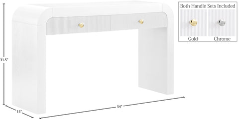 Malia White Console Table S