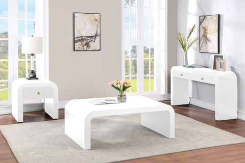 Malia White Console Table S